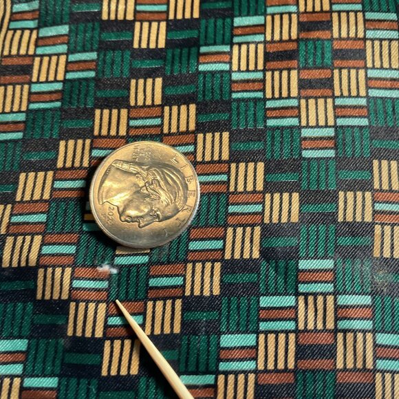 Elsa Schiaparelli Vintage Geometric Scarf – Modernist 1960s Design - Picture 13 of 13